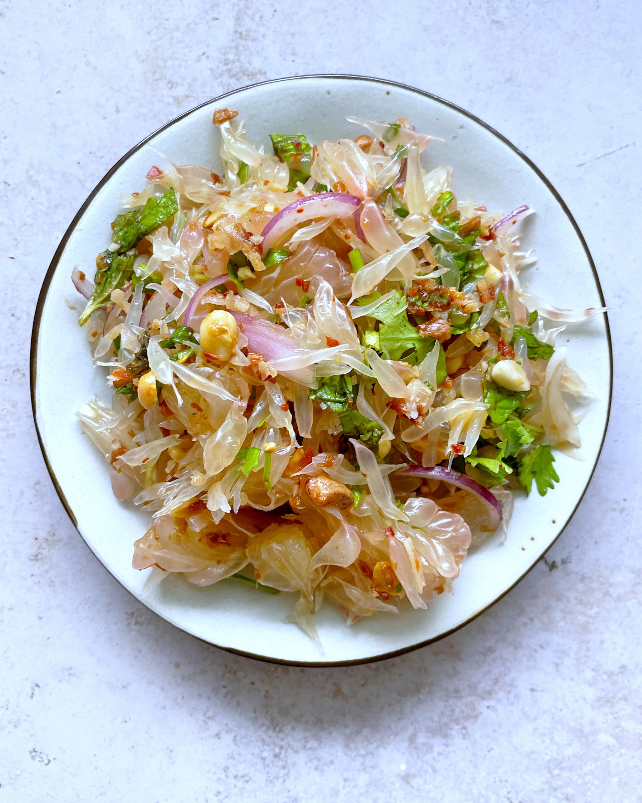 Pomelo Salad (Yam Som-O) | Healthy-ish & Happy