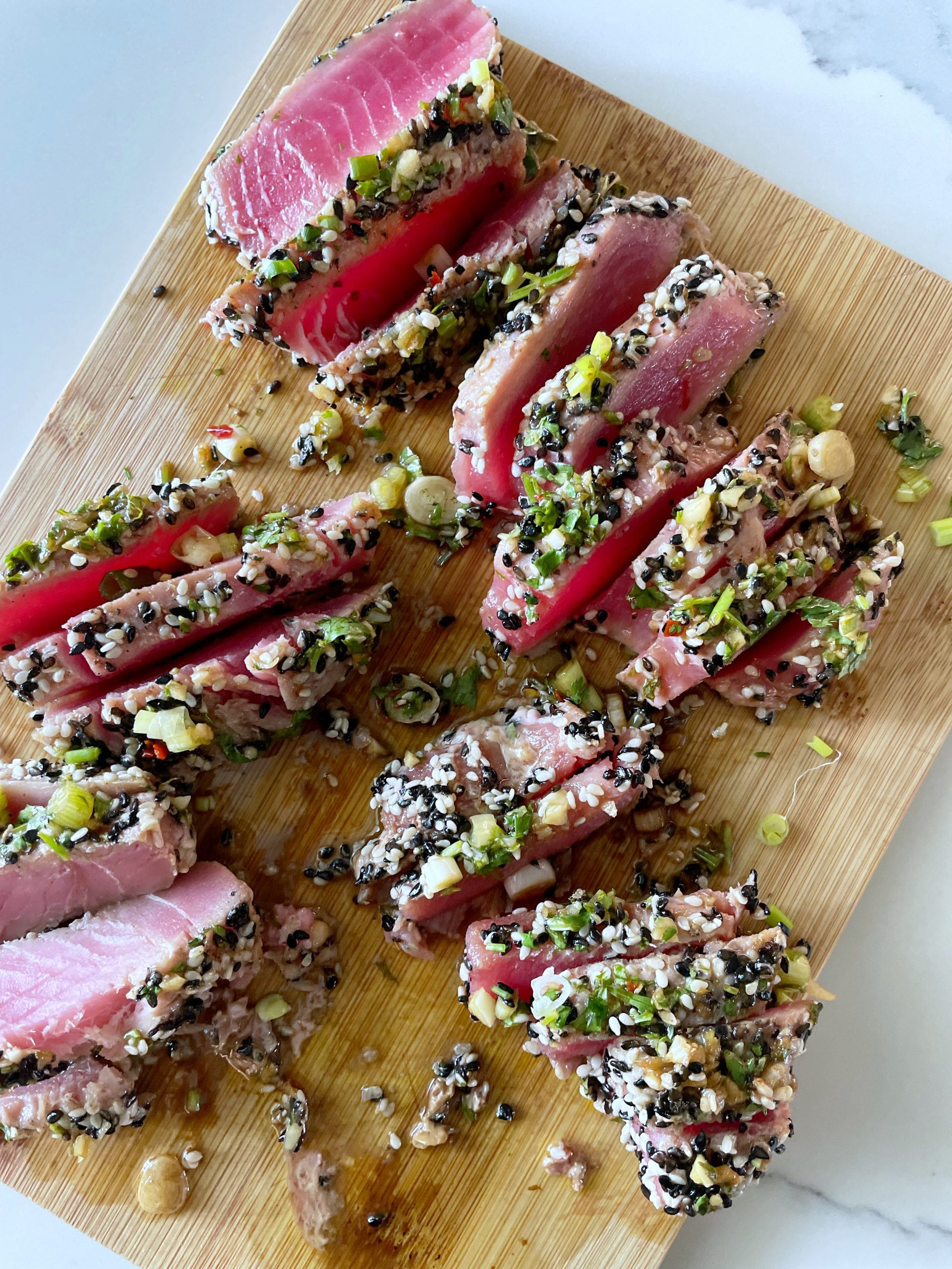 Pan seared tuna steak best sale