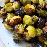 Maple Bacon Roasted Brussels Sprouts